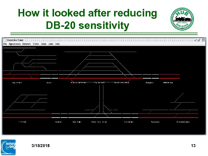 How it looked after reducing DB-20 sensitivity 3/15/2018 13 