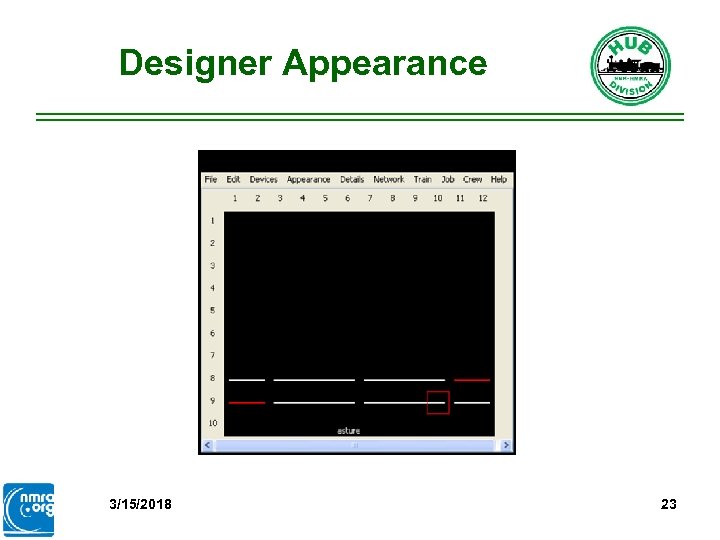Designer Appearance 3/15/2018 23 
