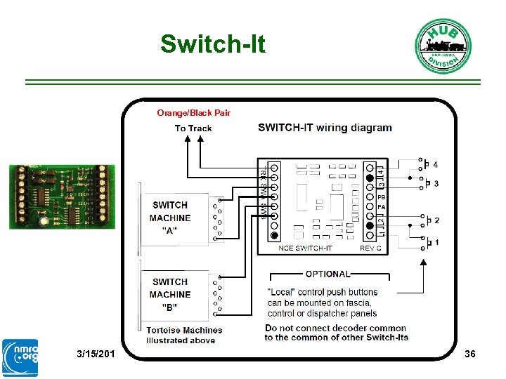 Switch-It Orange/Black Pair 3/15/2018 36 