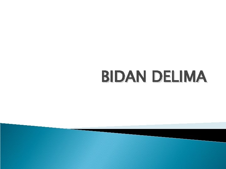 BIDAN DELIMA 