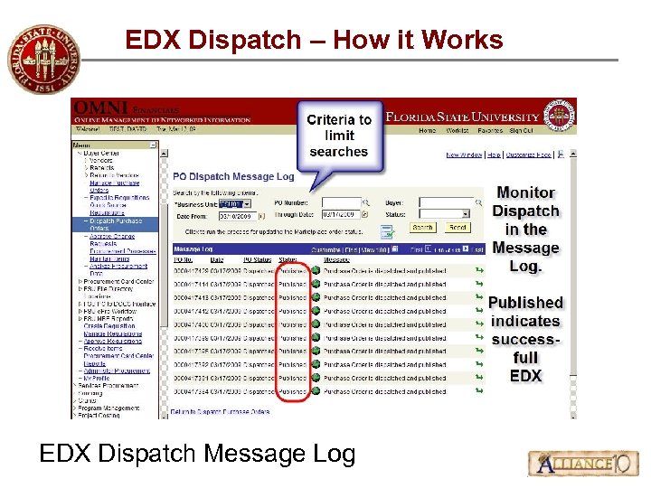 EDX Dispatch – How it Works EDX Dispatch Message Log 