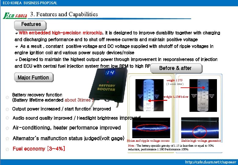 3. Features and Capabilities Features With embedded high-precision microchip, it is designed to improve