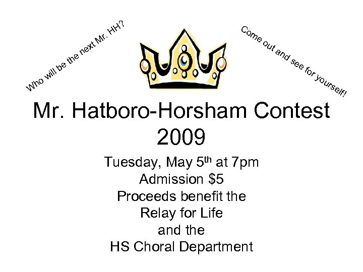 H? H r. M h e t ll b xt e Co me e