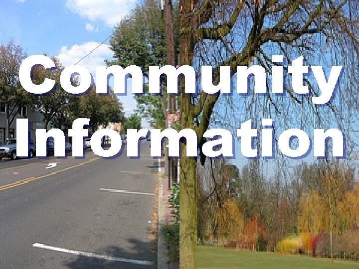 Community Information 
