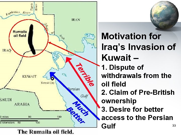 Motivation for Iraq’s Invasion of Kuwait – le b rri Te h uc er