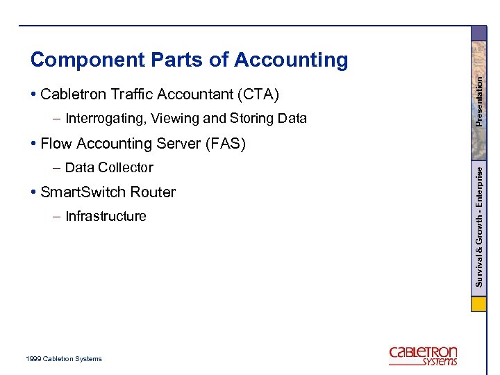  • Cabletron Traffic Accountant (CTA) – Interrogating, Viewing and Storing Data Presentation Component