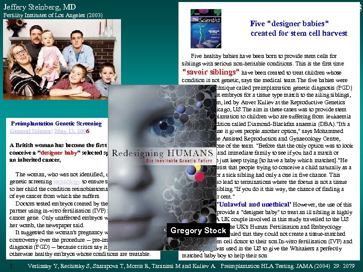 Jeffery Steinberg, MD Fertility Institutes of Los Angeles (2003) Fig 63 Five 