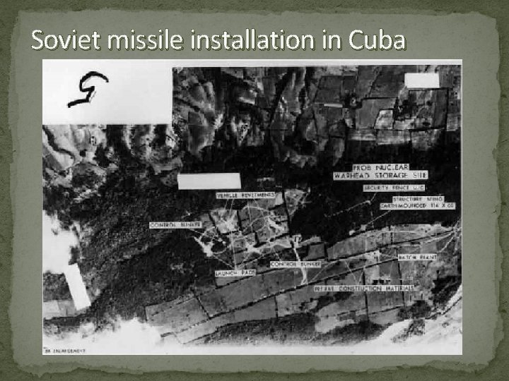 Soviet missile installation in Cuba 