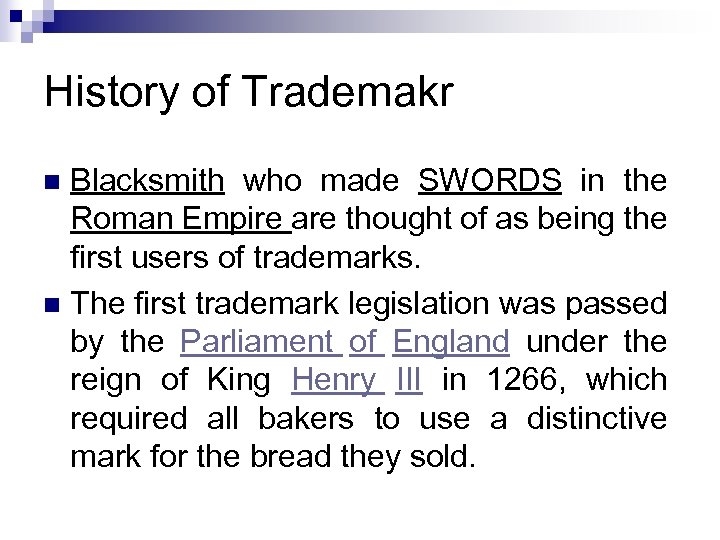 History of Trademakr Blacksmith who made SWORDS in the Roman Empire are thought of