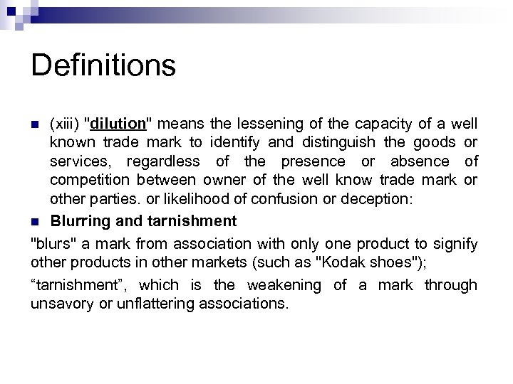 Definitions (xiii) 