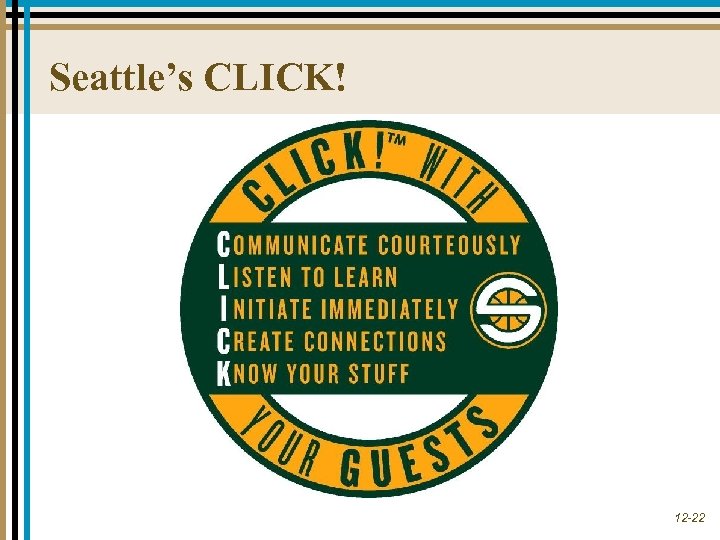 Seattle’s CLICK! 12 -22 