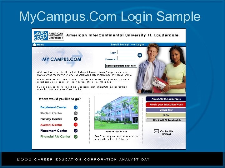 My. Campus. Com Login Sample 