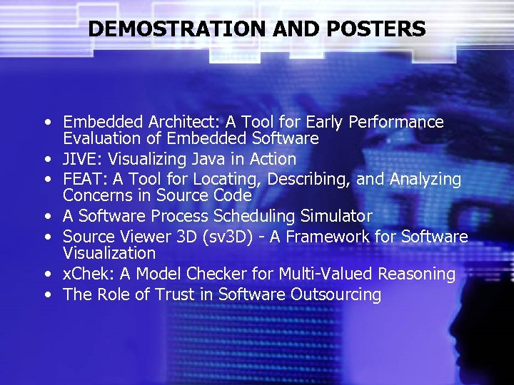 DEMOSTRATION AND POSTERS • Embedded Architect: A Tool for Early Performance Evaluation of Embedded