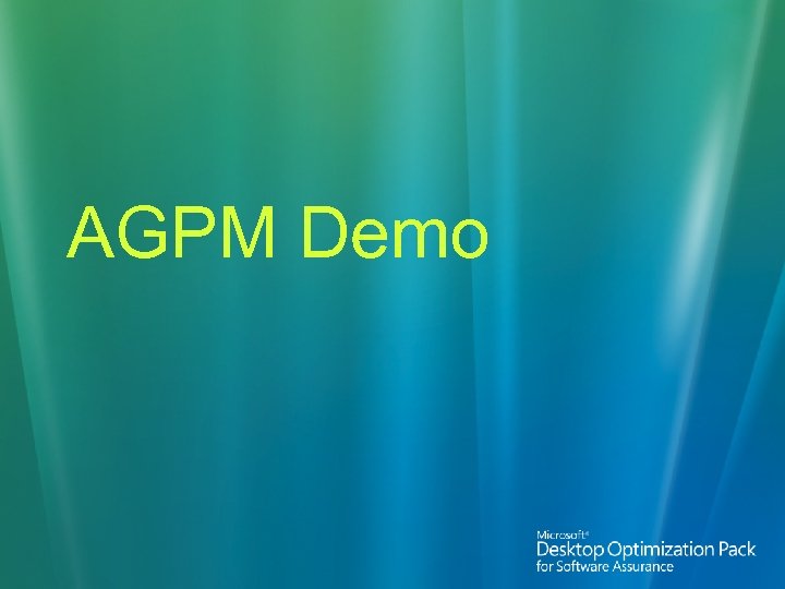 AGPM Demo 