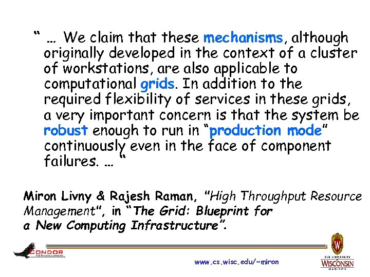 “ … We claim that these mechanisms, although originally developed in the context of