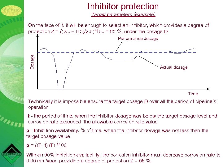 Inhibitor protection Target parameters (example) On the face of it, it will be enough