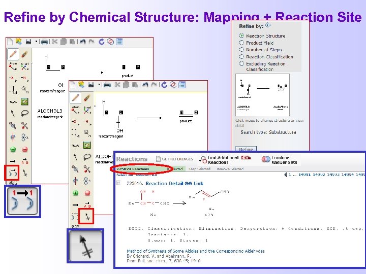 Refine by Chemical Structure: Mapping + Reaction Site 