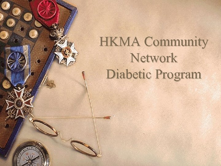 HKMA Community Network Diabetic Program 