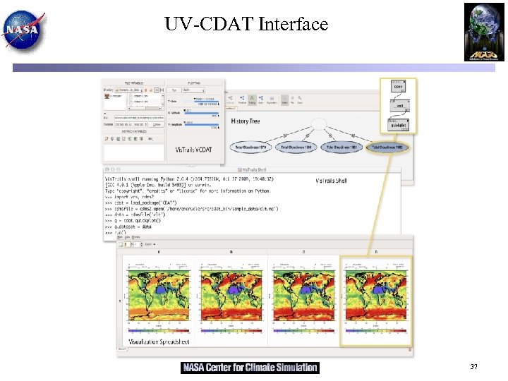 UV-CDAT Interface 37 