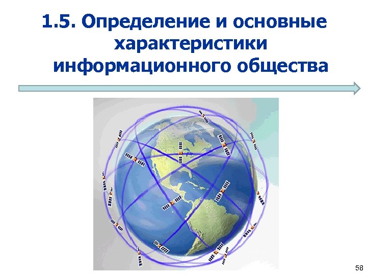 1. 5. Определение и основные характеристики информационного общества 58 