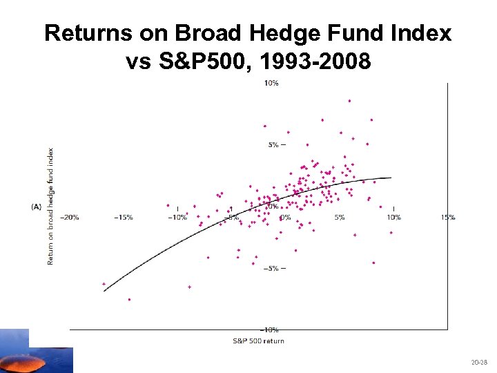 Returns on Broad Hedge Fund Index vs S&P 500, 1993 -2008 20 -28 