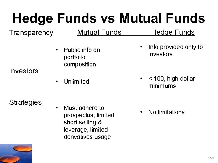 Chapter 20 Hedge Funds Mc Graw-hill Irwin Copyright