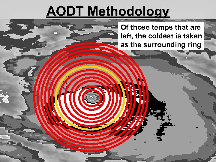 AODT Methodology Of those temps that are left, the coldest is taken as the