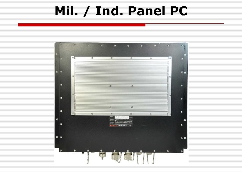 Mil. / Ind. Panel PC 