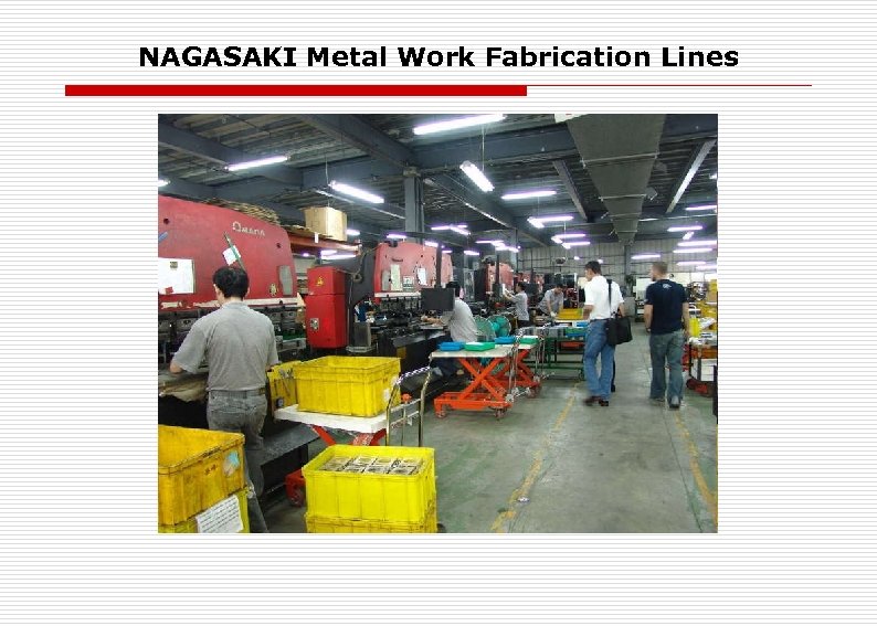 NAGASAKI Metal Work Fabrication Lines 