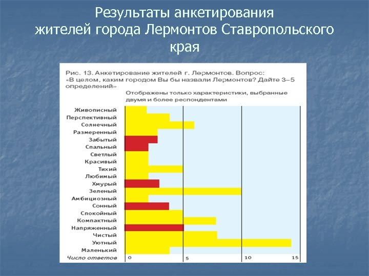 Результаты анкетирования жителей города Лермонтов Ставропольского края 