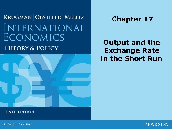 Chapter 17 Output and the Exchange Rate in the Short Run 