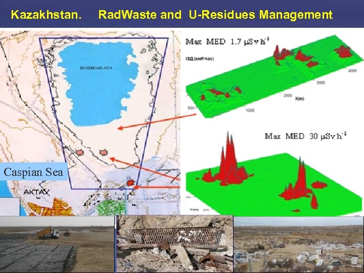 Kazakhstan. Rad. Waste and U-Residues Management Caspian Sea IAEA 25 