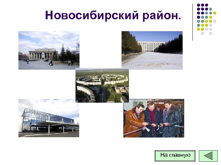 Новосибирский район. На главную 