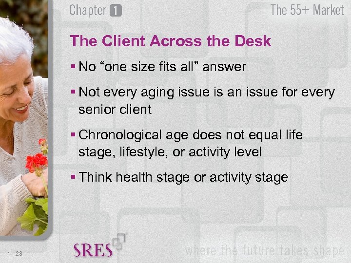 The Client Across the Desk § No “one size fits all” answer § Not