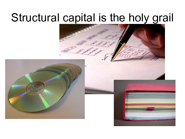 Structural capital is the holy grail 
