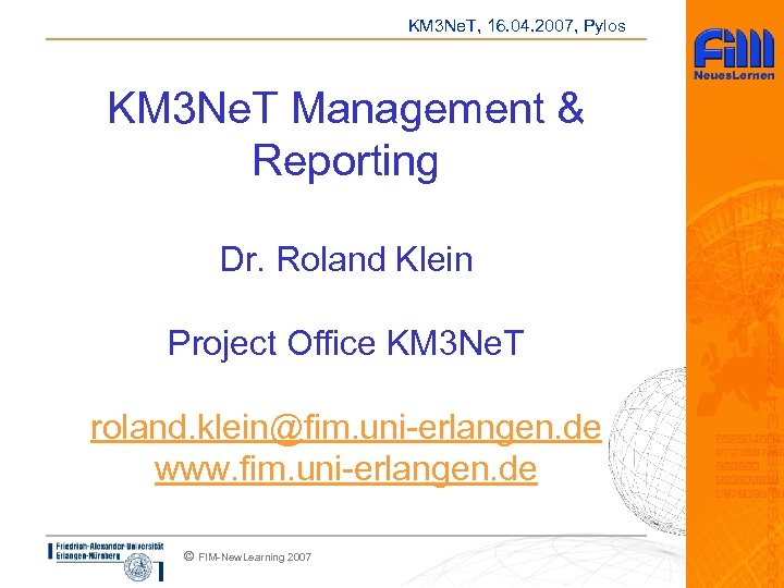 KM 3 Ne. T, 16. 04. 2007, Pylos KM 3 Ne. T Management &