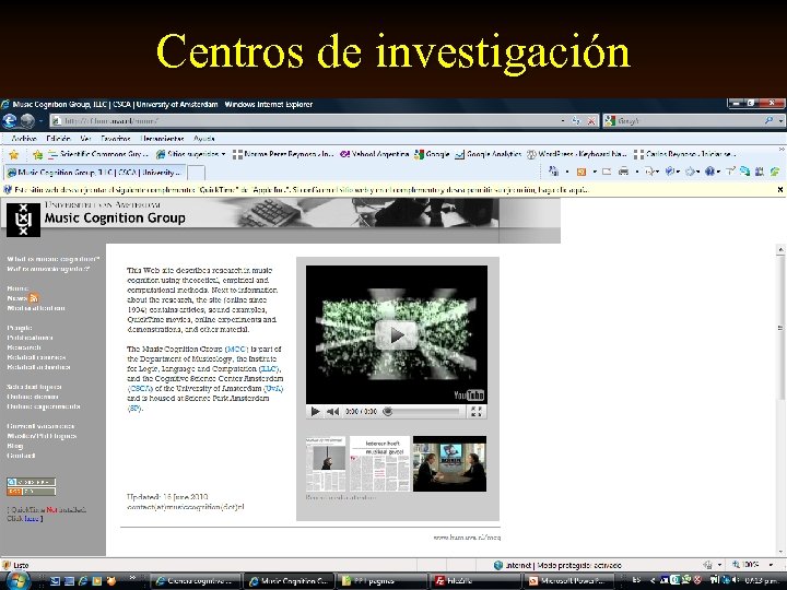 Centros de investigación 19 