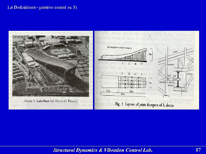 1. 4 Definitions - passive contol ex 3) Structural Dynamics & Vibration Control Lab.