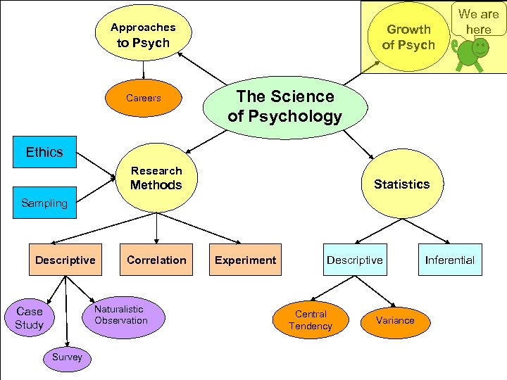 Approaches Growth of Psych to Psych Careers We are here The Science of Psychology