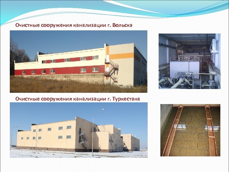 Очистные сооружения канализации г. Вольска Очистные сооружения канализации г. Туркестана 