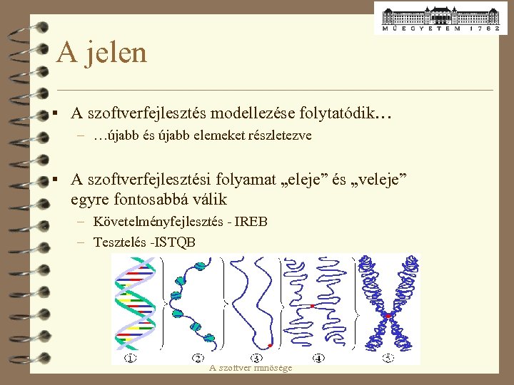 A jelen § A szoftverfejlesztés modellezése folytatódik… – …újabb és újabb elemeket részletezve §