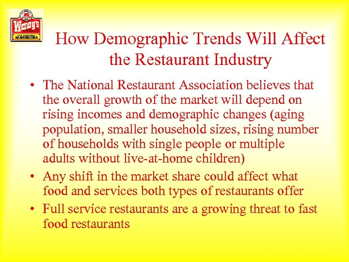 How Demographic Trends Will Affect the Restaurant Industry • The National Restaurant Association believes