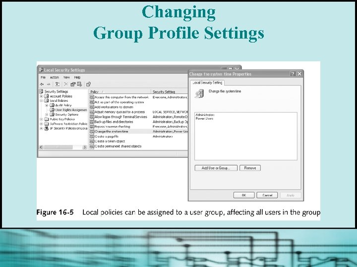 Changing Group Profile Settings 