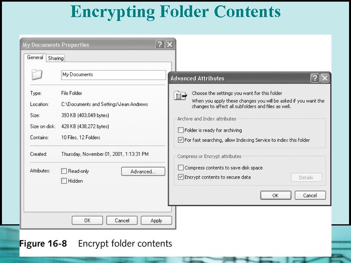 Encrypting Folder Contents 