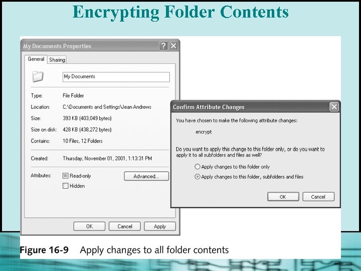 Encrypting Folder Contents 