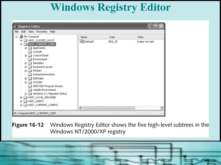 Windows Registry Editor 