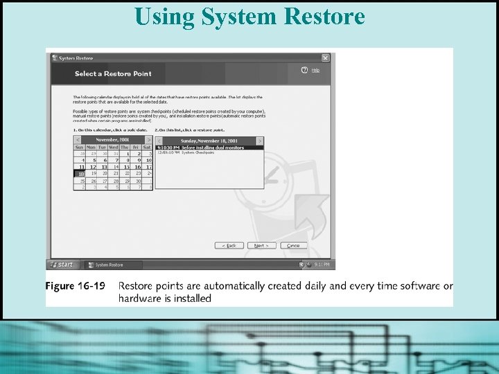 Using System Restore 