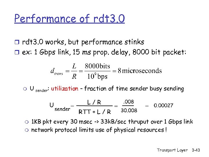 Performance of rdt 3. 0 r rdt 3. 0 works, but performance stinks r
