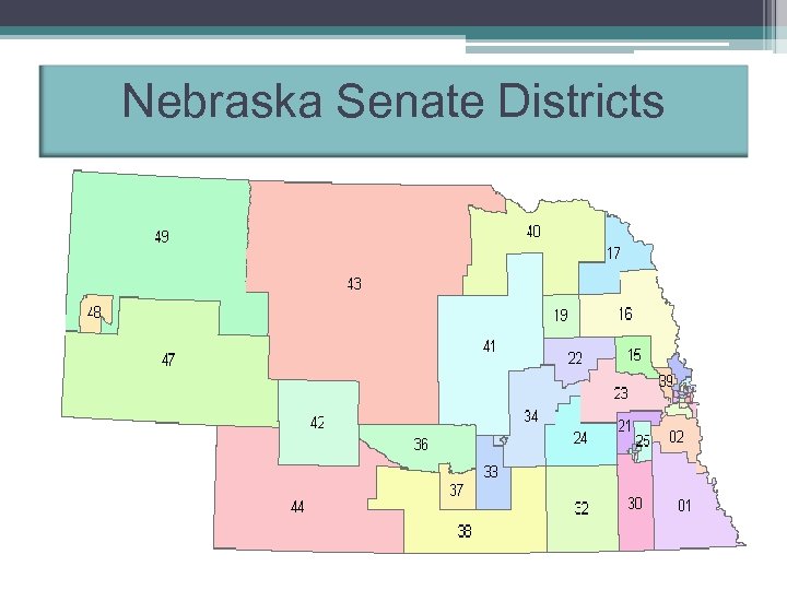 Nebraska Senate Districts 