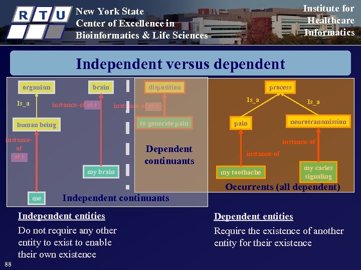 R T U Institute for Healthcare Informatics New York State Center of Excellence in